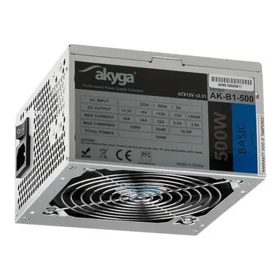 Akyga ATX zdroj 500W ventilátor 120mm, AK-B1-500E