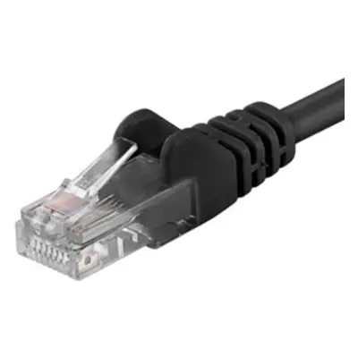 PremiumCord sputp03C Patch, UTP RJ45-RJ45 level 5e, 3m, černý