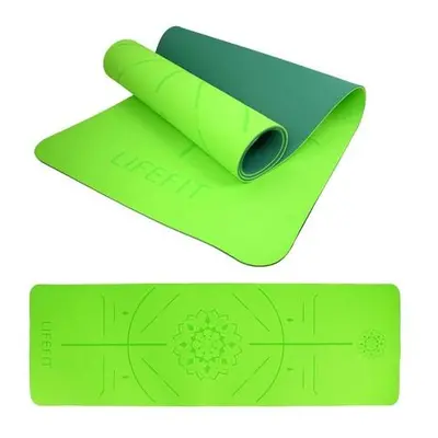 LIFEFIT YOGA MAT RELAX DUO zelená