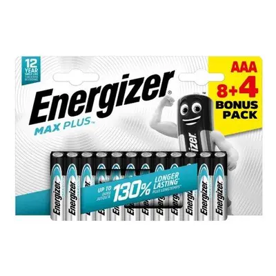 Energizer MAX Plus - Mikrotužka AAA/12 ks - 8+4 zdarma