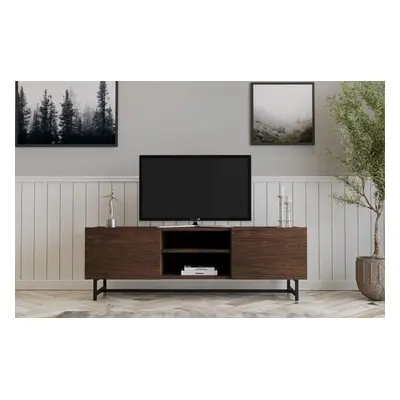 Hanah Home TV Stand Wood - Walnut