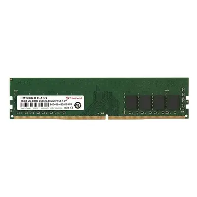 Transcend paměť 16GB DDR4 2666 U-DIMM (JetRam) 1Rx8 CL19, JM2666HLE-16G