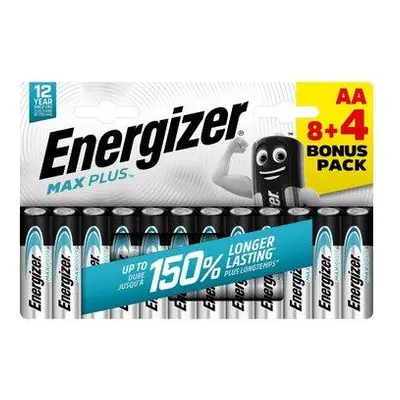 Energizer LR6/12 Max Plus AA 8+4 zdarma