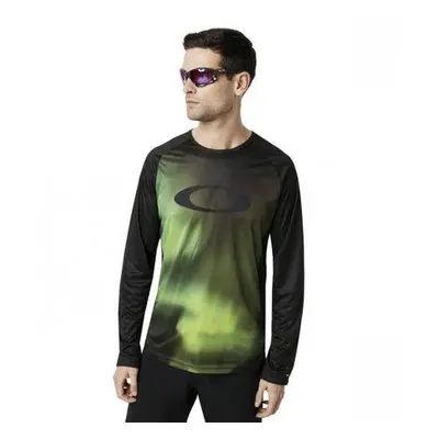 OAKLEY MTB LS TECH TEE AURORA BOREALIS, vel.L - MTB dres