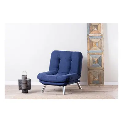 Atelier del Sofa 1-Seat Sofa Misa Solo - Navy Blue