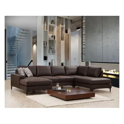 Atelier del Sofa Corner Sofa Porto Corner (CHL-02-C-EOT) - Brown