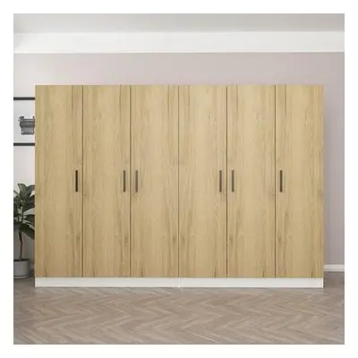 Hanah Home Wardrobe Kale - 3861 Walnut