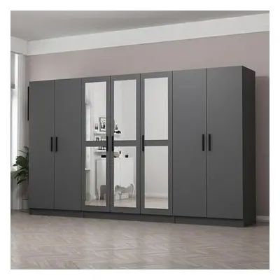 Hanah Home Wardrobe Kale - 5095 Anthracite