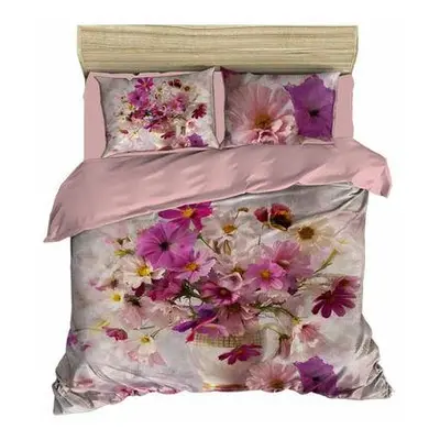 L'essentiel Maison Single Quilt Cover Set 112 PinkLilacWhite