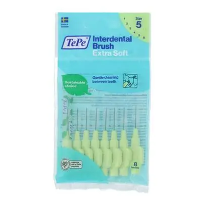 TePe Mezizubní kartáčky Interdental Brush Extra Soft, 8, 0,8mm, zelený