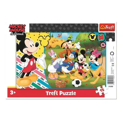 TREFL Puzzle Mickey Mouse na venkově 15 dílků