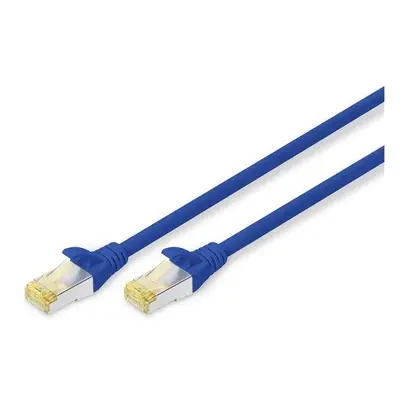 Digitus CAT 6A S-FTP patch cable, Cu, LSZH AWG 26/7, length 7 m, color blue