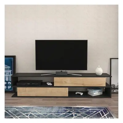 Hanah Home TV Stand Cortez - Anthracite, Oak AnthraciteOak