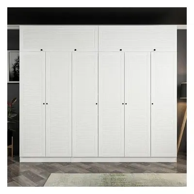 Hanah Home Wardrobe Kale - 8403 White