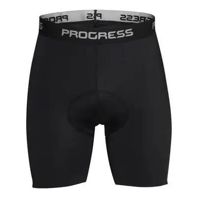 PROGRESS BASIC SHORTS kraťasy s cyklistickou vložkou M černá