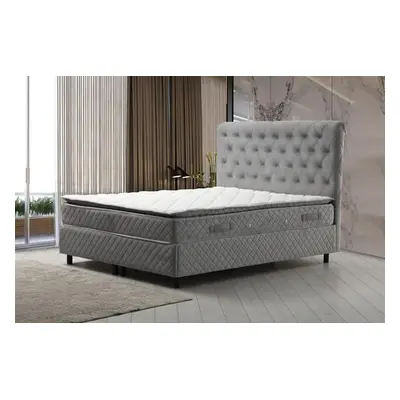 Hanah Home Single Mattress, Base & Headboard Sonata Set 120 x 200 v2 - Grey