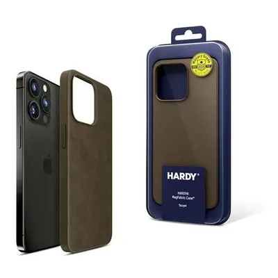 3mk ochranný kryt HARDY MagFabric Case pro Apple iPhone 15 Pro, Taupe