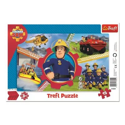 TREFL Puzzle Požárník Sam 15 dílků