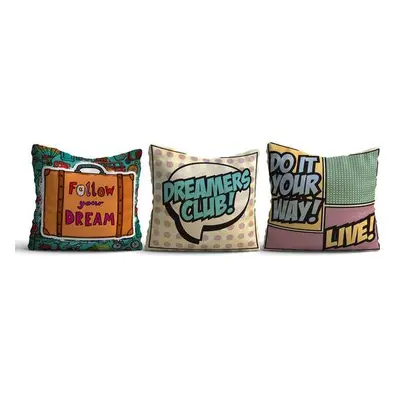 Aberto Design Cushion Set (3 Pieces) HMI-KIR-96 Multicolor