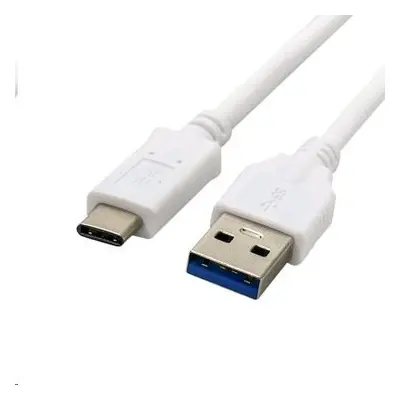 Kabel C-TECH USB 3.0 AM na Type-C kabel (AM/CM), 1m, bílý - CB-USB3C-10W