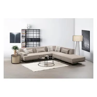 Atelier del Sofa Corner Sofa Bentley Corner (L3-C-O1-PUF) Beige