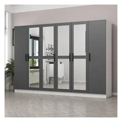 Hanah Home Wardrobe Kale - 4961 Anthracite