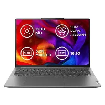 Lenovo Yoga/Pro 9 16IRP8/i9-13905H/16"/3200x2000/64GB/1TB SSD/RTX 4070/W11P/Gray/2R, 83BY003YCK