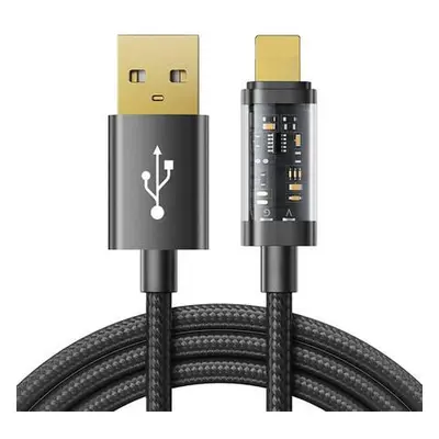 Kabel k USB-A / Lightning / 2,4A / 2 m Joyroom S-UL012A20 (černý)