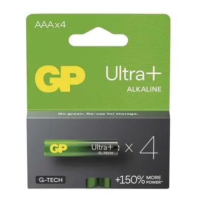 GP AAA Ultra Plus, alkalická (LR03) - 4 ks