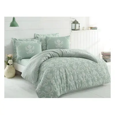 L'essentiel Maison Double Quilt Cover Set Pure - Water Green Sea GreenWhite