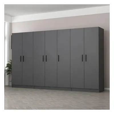 Hanah Home Wardrobe Kale - 5082 Anthracite