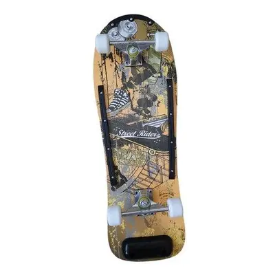 ACRA Skateboard barevný S2-žlutý