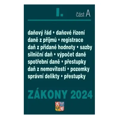 Zákony I A 2024 – Daňové zákony