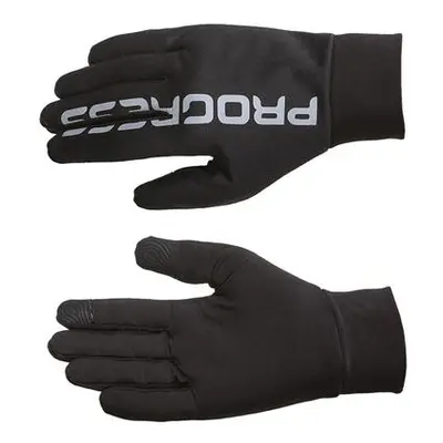 PROGRESS RUN gloves běžecké rukavice L černá