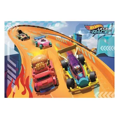 CLEMENTONI Puzzle Hot Wheels MAXI 24 dílků