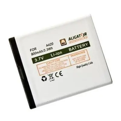 Aligator baterie A420/V500, Li-Ion 900 mAh