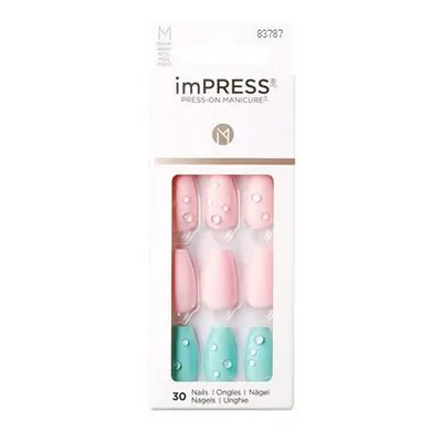 KISS Samolepící nehty imPRESS Nails Dew Drop 30 ks