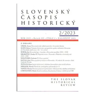 Slovenský časopis historický 2/2023