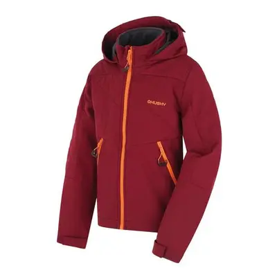 Husky Dětská softshell bunda Salex K bordo 134-140