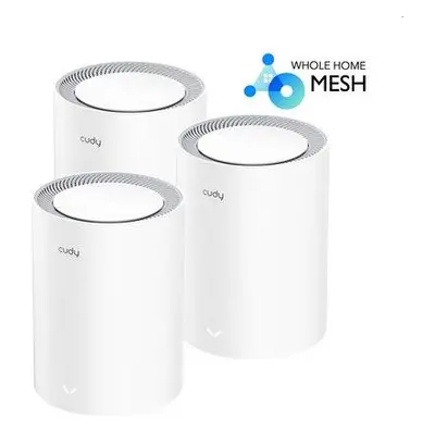 Cudy AX1800 Wi-Fi 6 Mesh Solution 3-Pack, Dual-Band, 1201+574Mbps, AX/AC/A/B/G/N, 2x GigEth, 4x 