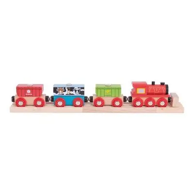 Bigjigs Rail Vlak s potravinami