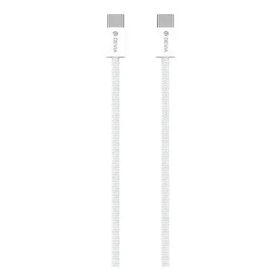 Devia kábel USB-C to USB-C PD 60W Wowen Fast Cable 1m - White