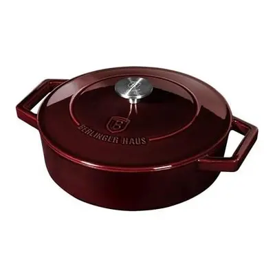 Berlingerhaus Pekáč litinový s poklicí 26 cm Burgundy Line BH-6498