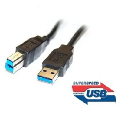 PremiumCord Kabel USB 3.0 Super-speed 5Gbps A-B, 9pin, 3m