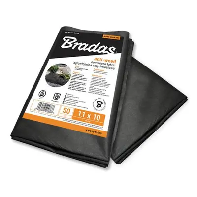 Bradas netkaná mulčovací textilie 50 g/m² 1,1 x 10 m