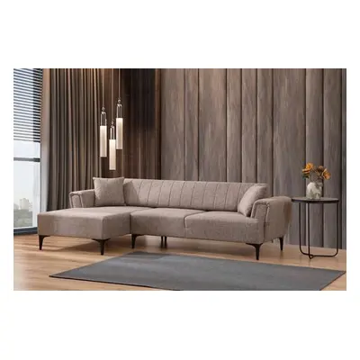 Atelier del Sofa Corner Sofa-Bed Hamlet Left - Light Brown