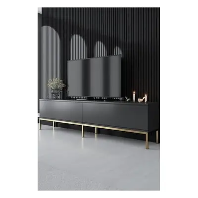 Hanah Home TV Stand Lord - Anthracite, Gold AnthraciteGold