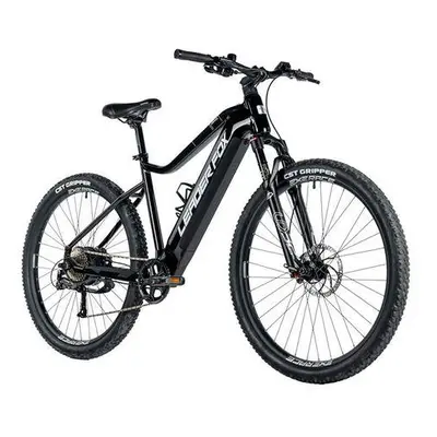 Leader Fox E-BIKE 28" SANDY GENT 17,5"-1, BLACK MATT/BLUE+GREY (REAR MOTOR), vel. 17,5"