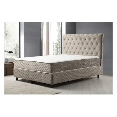 Hanah Home Double Mattress, Base & Headboard Sonata Set 160 x 200 v3 - Beige