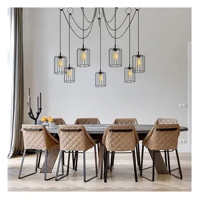 Opviq Chandelier Tel - 6626 Black